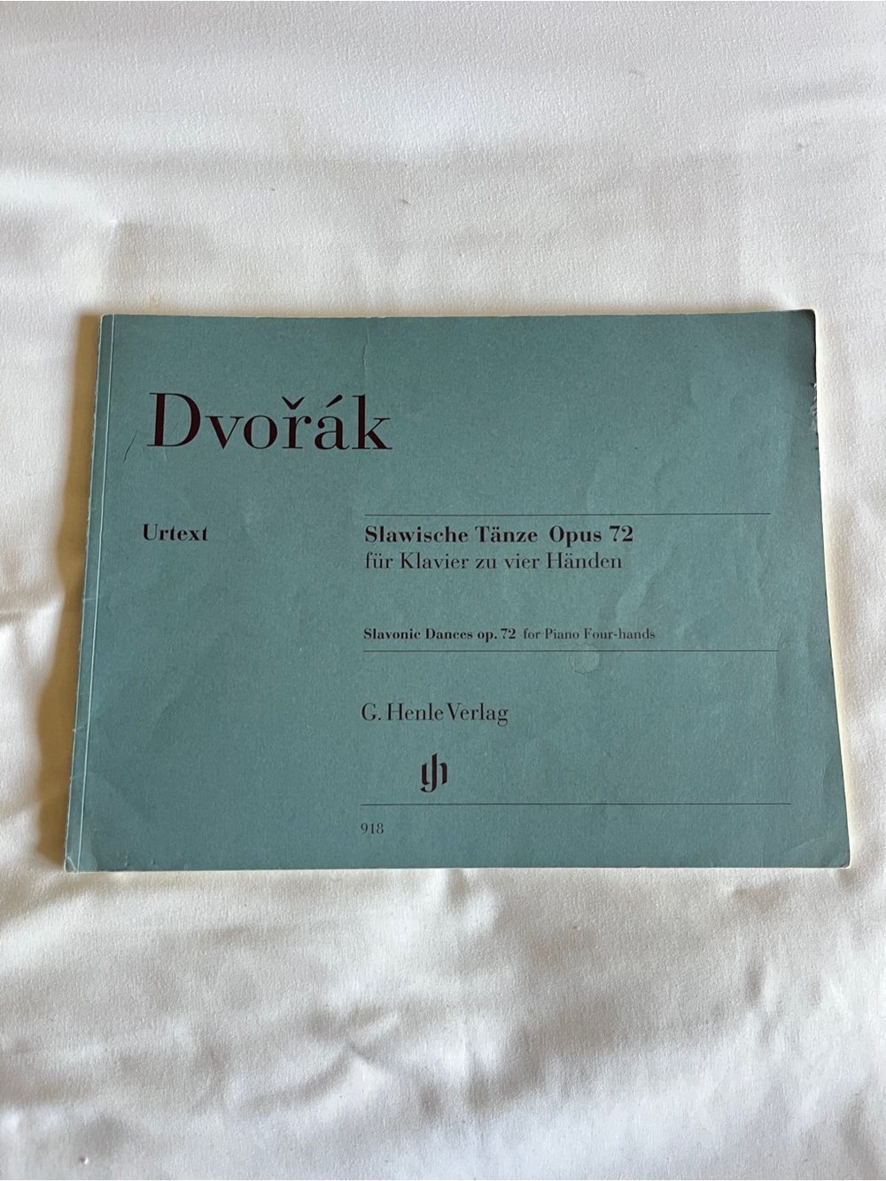 (Original $24.95) Henle Dvorak Slavonic Dances Op 72 Piano 4-Hands Sheet Music H